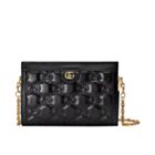 Gucci Matelasse Leather Shoulder Bag 702200 Black