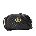 Gucci GG Marmont Matelasse Shoulder Bag 447632 Black