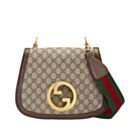 Gucci Medium Shoulder Bag With Round Interlocking G 699210 Dark Coffee