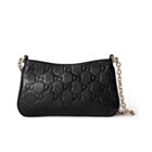 Gucci GG Emblem Super Mini Bag 815278 Black