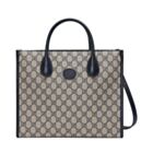 Gucci Small Tote Bag With Interlocking G 659983 Dark Blue