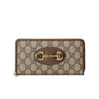 Gucci 1955 Horsebit Zip Around Wallet 621889 Coffee