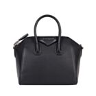 Givenchy Mini Antigona bag in eggplant grained leather BB05114012 Black