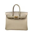 Hermes Birkin 25 Epsom Leather Paon Phw 