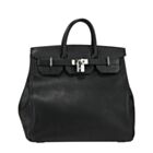 Hermes Birkin Hac 40 Bag Etoupe ck18 Togo Leather Handstitched 