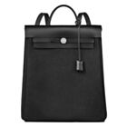 Hermes Herbag A Dos Zip Retourne Backpack Black