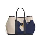 Hermes Garden Party 36 Voyage Bag Dark Blue