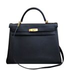 Hermes Kelly Bag 35 Togo Leather Black