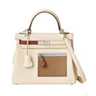 Hermes Kelly Bag 25 Swift Leather Cream