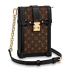 Louis Vuitton Pochette Trunk Verticale M63913 Brown