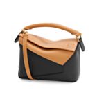 Loewe Mini Puzzle Bag In Classic Calfskin Coffee