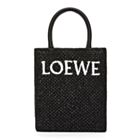 Loewe Standard A5 Tote Bag In Raffia 
