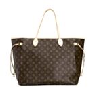 Louis Vuitton Monogram Neverfull M40157 Brown