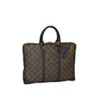 Louis Vuitton Monogram Porte-Documents Voyage M40225 Brown