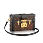 Louis Vuitton Monogram Petite Malle w Tags M50013 Brown