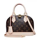 Louis Vuitton Monogram Canvas Alma Shoulder Bag M53152 Brown