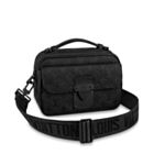 Louis Vuitton S Lock Messenger Bag M58489 Black