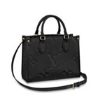 Louis Vuitton Onthego PM Tote Bag M45653 Black