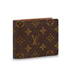 Louis Vuitton Wallet with Coin Pocket M60895 Brown