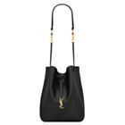 Saint Laurent Paris Vii Pochon In Lambskin Black