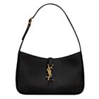 Saint Laurent Le 5 A 7 Hobo Bag In Smooth Leather 6572282 Black