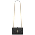 Saint Laurent Envelope Small Bag In Mix Quilted Grain De Poudre Embossed Leather 