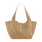 Saint Laurent Le 5 A 7 Bea In Suede Fawn