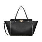 Valentino Large Rockstud Tote Black