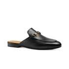 Gucci Princetown Leather Slipperr 423513 Black