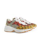 Gucci Unisex Rhyton GG Multicolor Sneaker Yellow