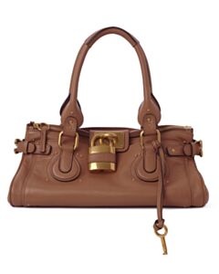 Chloe Paddington Bag In Grained Leather 25WS802