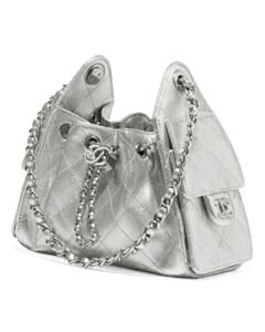 Chanel 25 Mini Bag AS5631 Silver