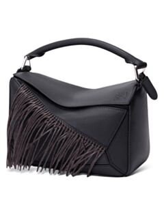 Loewe Fringe Small Puzzle Bag In Classic Calfskin A510S21