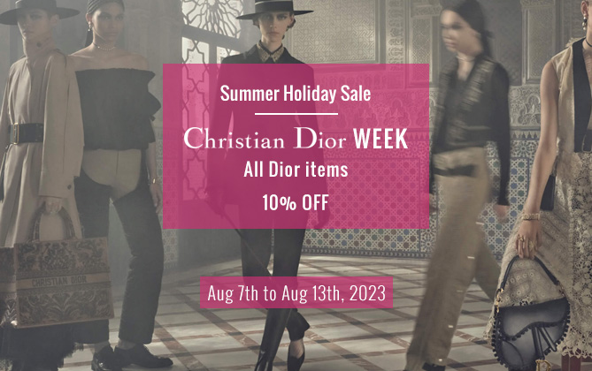 Summer sale Dior week