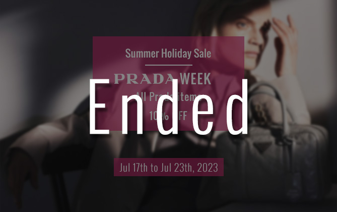Summer sale Prada week