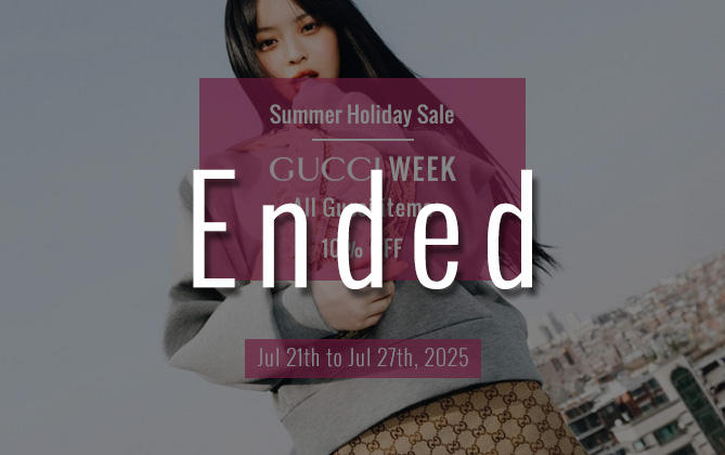 Summer holiday sale: 10% off all Gucci items
