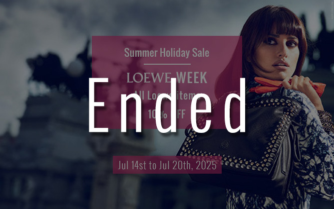 Summer holiday sale: 10% off all Loewe items