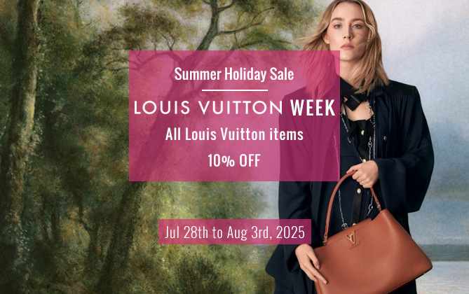 Summer holiday sale: 10% off all Louis Vuitton items