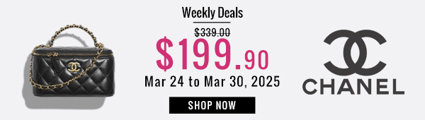 Weekly Deals, 41% off Chanel Chain Makeup Bag AP3012