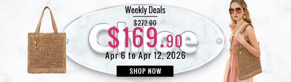 Weekly Deals, 38% off Chloe Summer Banana Tote Bag In Raffia Apricot