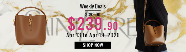 Weekly Deals, 39% off Saint Laurent Le 37 Mini In Shiny Leather 765870 Coffee