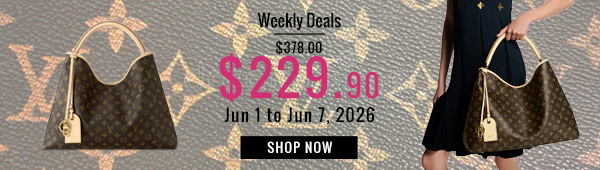 Weekly Deals, 39% off Louis Vuitton Again Brown