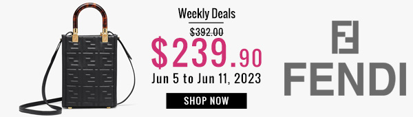 Weekly Deals, 37% off Fendi Mini Sunshine Shopper 8BS051