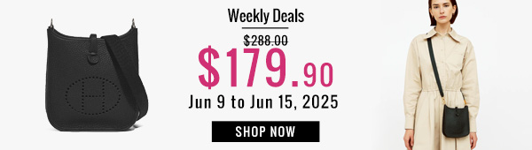 Weekly Deals, 37% off Hermes Mini Evelyne 16 Togo Leather Bag