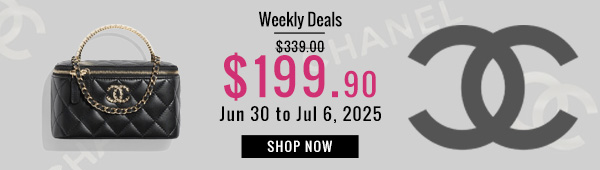 Weekly Deals, 37% off Chanel Clutch With Chain AP4046 Black