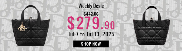 Weekly Deals, 37% off Christian Dior Small Dior Toujours Vertical Tote Bag Black