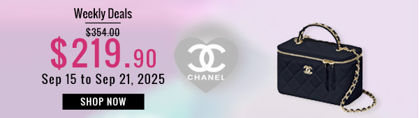 Weekly Deals, 37% off Chanel Long Vanity With Chain AP4452 Black