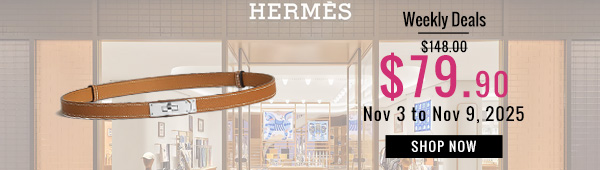 Weekly Deals, 37% off Hermes Kelly 18 Belt Coffee