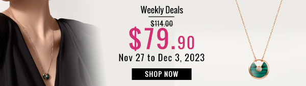 Weekly Deals, 36% off Cartier Women's Amulette De Cartier Necklace