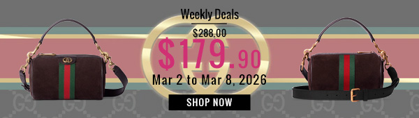 Weekly Deals, 38% off Gucci Ophidia Mini Bag 846869 Dark Coffee